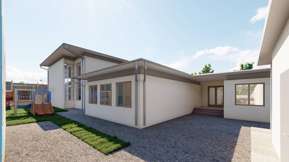 Vue du projet Orphelinat de Loppai